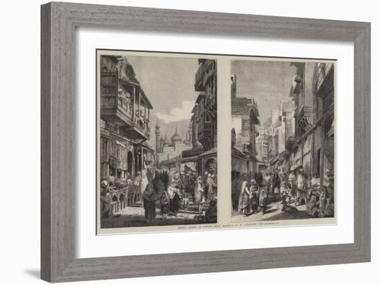 Street Scenes in Lahore-William Carpenter-Framed Giclee Print