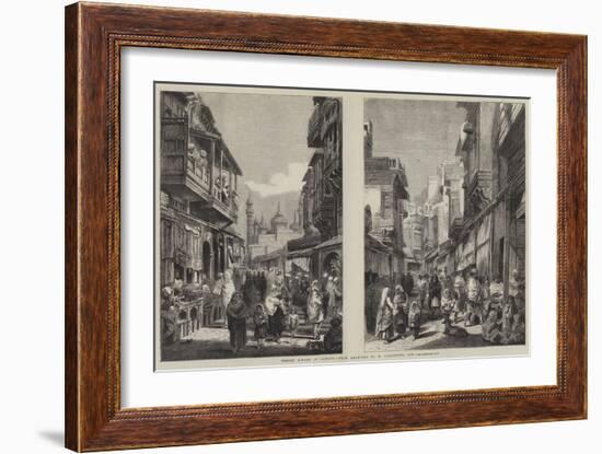 Street Scenes in Lahore-William Carpenter-Framed Giclee Print