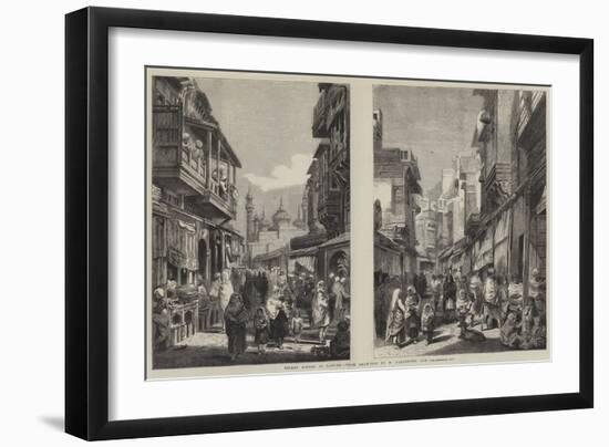 Street Scenes in Lahore-William Carpenter-Framed Giclee Print