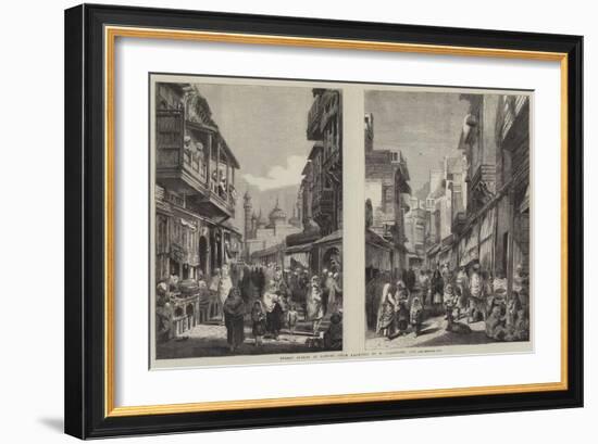 Street Scenes in Lahore-William Carpenter-Framed Giclee Print