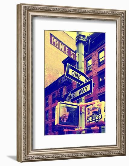 Street Scenes - Soho - Manhattan - New York - United States-Philippe Hugonnard-Framed Photographic Print