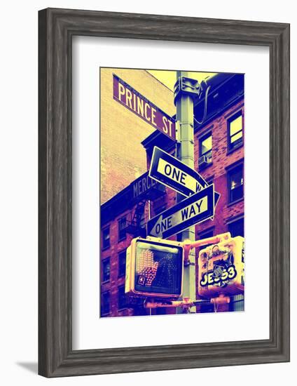 Street Scenes - Soho - Manhattan - New York - United States-Philippe Hugonnard-Framed Photographic Print