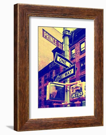 Street Scenes - Soho - Manhattan - New York - United States-Philippe Hugonnard-Framed Photographic Print