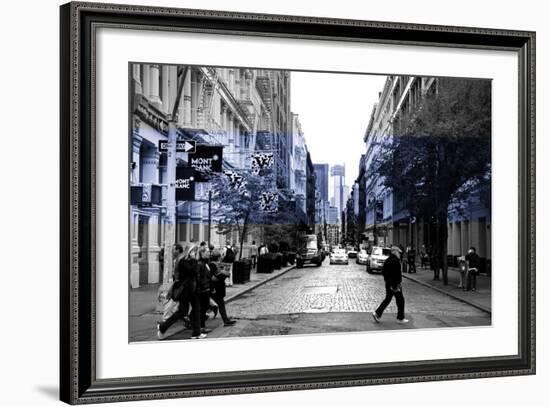 Street Scenes - Soho - Manhattan - New York - United States-Philippe Hugonnard-Framed Photographic Print