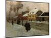Street Section from Groenland (Oslo), 1906-Fritz Thaulow-Mounted Giclee Print