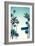 Street Sign and Palms-Lantern Press-Framed Art Print