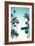 Street Sign and Palms-Lantern Press-Framed Art Print