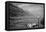 Street Sign Dead Sea Israel B/W-null-Framed Stretched Canvas