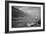 Street Sign Dead Sea Israel B/W-null-Framed Photo