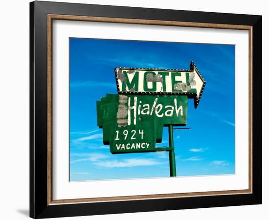 Street Sign in USA-Salvatore Elia-Framed Photographic Print