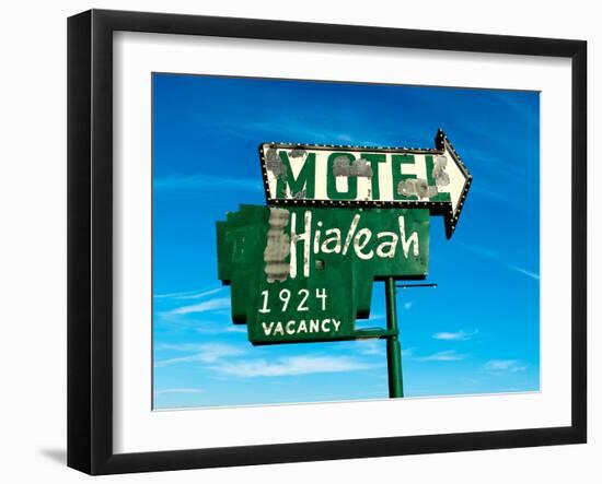 Street Sign in USA-Salvatore Elia-Framed Photographic Print