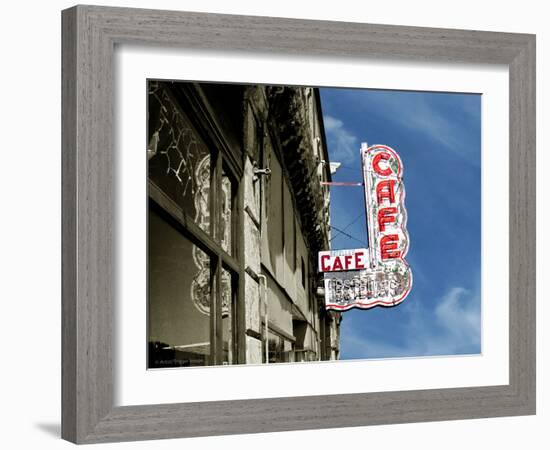 Street Sign in USA-Salvatore Elia-Framed Photographic Print