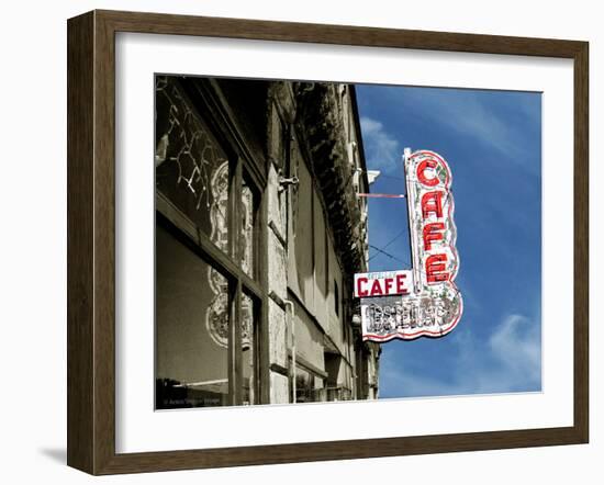 Street Sign in USA-Salvatore Elia-Framed Photographic Print