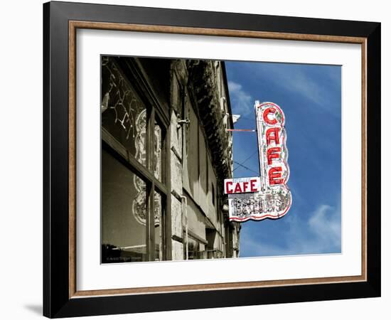 Street Sign in USA-Salvatore Elia-Framed Photographic Print