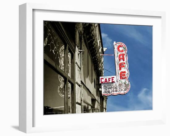 Street Sign in USA-Salvatore Elia-Framed Photographic Print