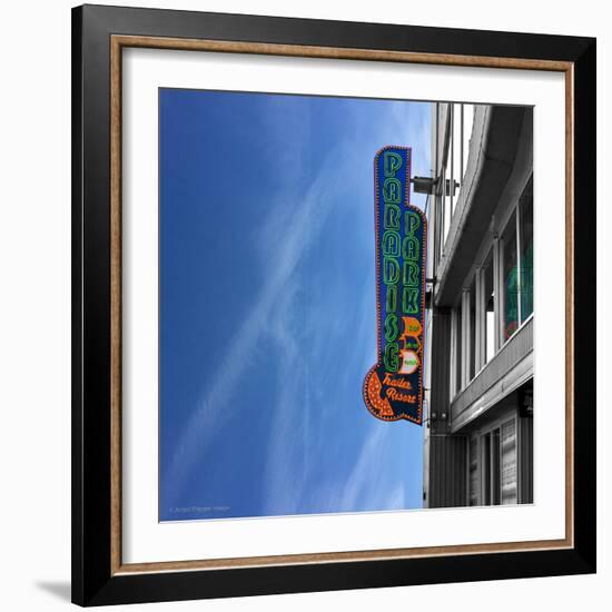 Street Sign in USA-Salvatore Elia-Framed Photographic Print