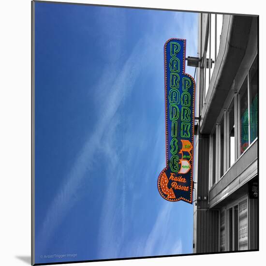 Street Sign in USA-Salvatore Elia-Mounted Photographic Print