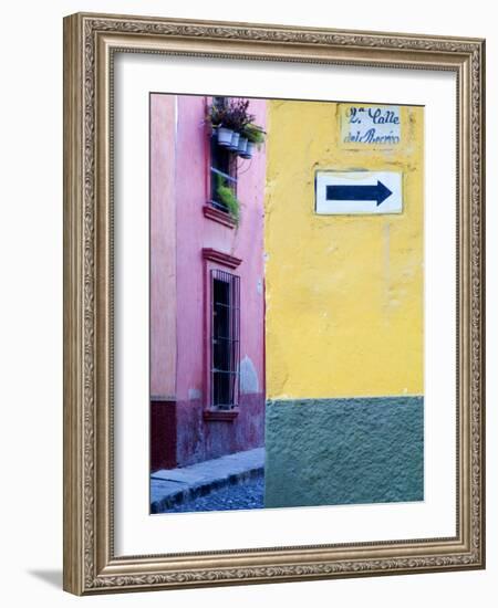 Street Sign, San Miguel De Allende, Mexico-Nancy Rotenberg-Framed Photographic Print