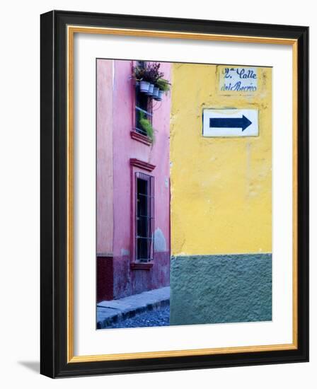 Street Sign, San Miguel De Allende, Mexico-Nancy Rotenberg-Framed Photographic Print