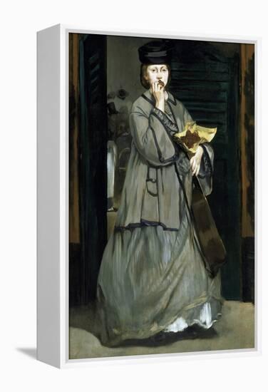 Street Singer by ‰Douard Manet-Édouard Manet-Framed Premier Image Canvas