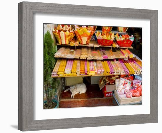 Street Stall, Guangzhou, Guangdong, China-Charles Bowman-Framed Photographic Print