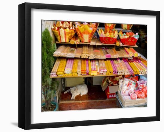 Street Stall, Guangzhou, Guangdong, China-Charles Bowman-Framed Photographic Print