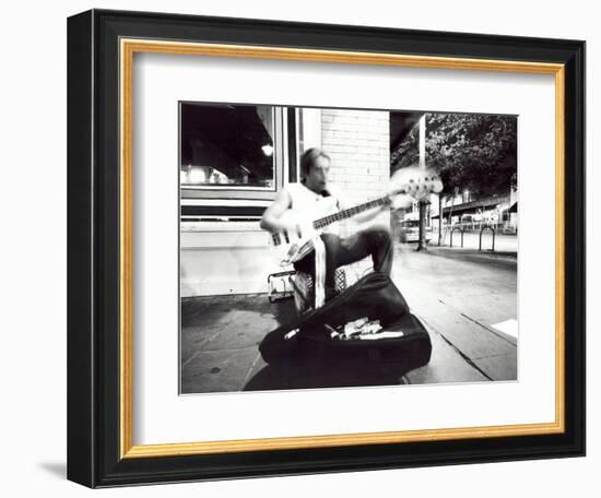 Street Strum-John Gusky-Framed Photographic Print