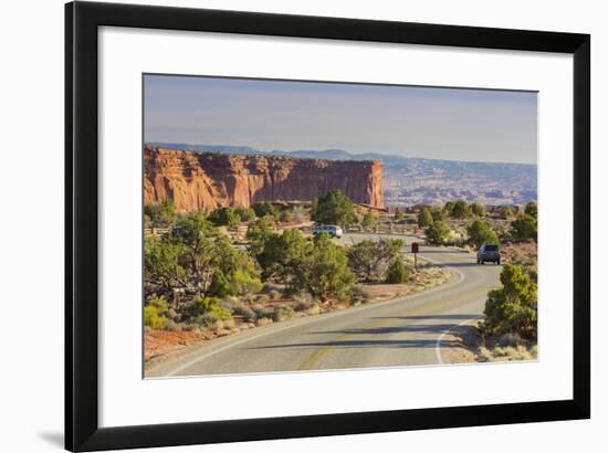 Street to the Grand View Point, Island in the Sky, Canyonlands National Park, Utah, Usa-Rainer Mirau-Framed Photographic Print