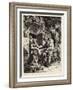 Street Vendor Calling at a House-Christian W. E. Dietrich-Framed Giclee Print