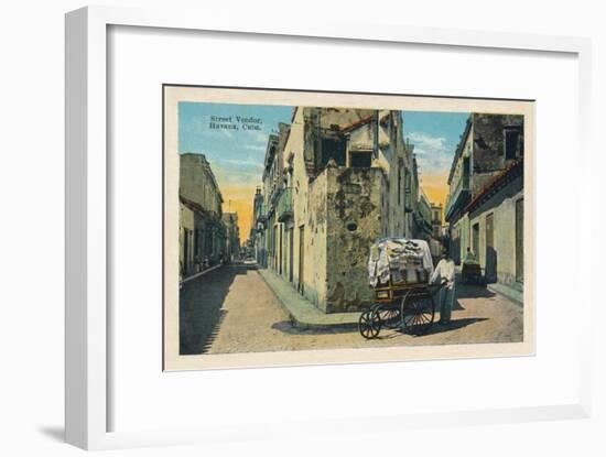 'Street Vendor, Havana, Cuba', 1938-Unknown-Framed Giclee Print