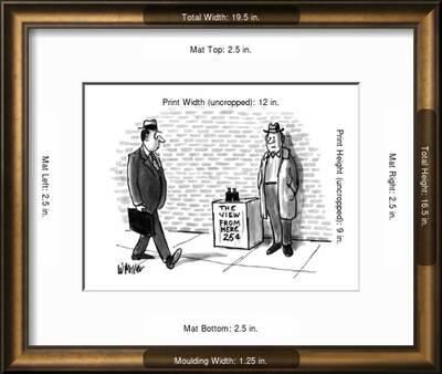Street Vendor Selling The View From Here 25cents New Yorker Cartoon Premium Giclee Print Warren Miller Art Com Street Vendor Selling The View From Here 25cents New Yorker Cartoon Premium Giclee Print Warren Miller Art Com