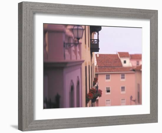 Street View of La Oratava, Tenerife, Canary Islands, Spain-Michele Westmorland-Framed Photographic Print