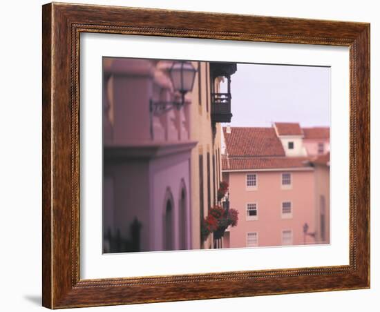 Street View of La Oratava, Tenerife, Canary Islands, Spain-Michele Westmorland-Framed Photographic Print