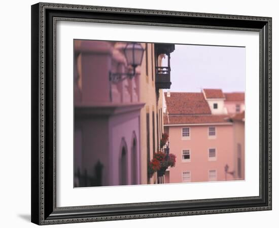 Street View of La Oratava, Tenerife, Canary Islands, Spain-Michele Westmorland-Framed Photographic Print