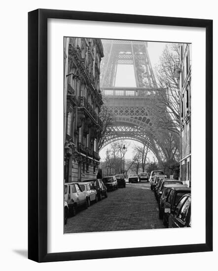 Street View of La Tour Eiffel-Clay Davidson-Framed Giclee Print