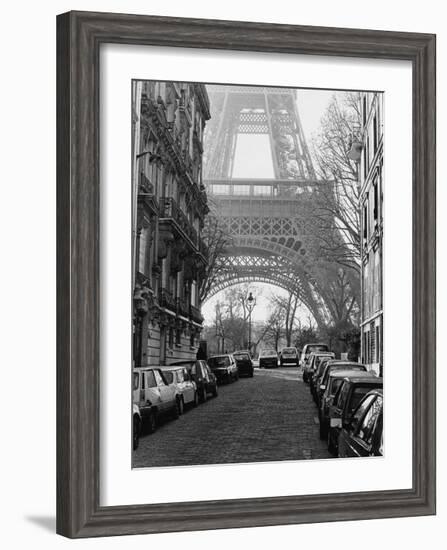 Street View of La Tour Eiffel-Clay Davidson-Framed Giclee Print