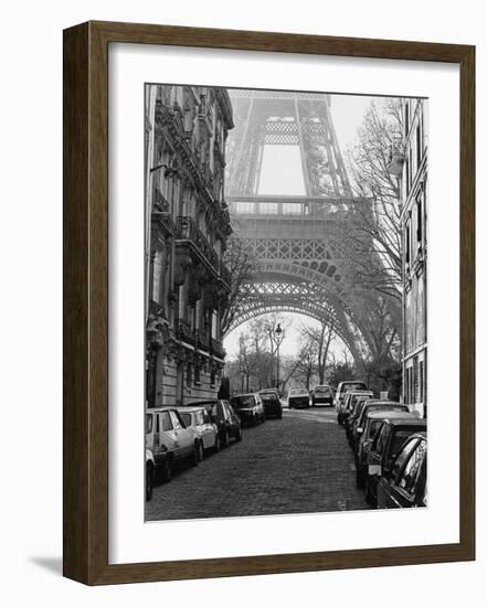 Street View of La Tour Eiffel-Clay Davidson-Framed Giclee Print