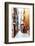 Street View of Old Town in Naples City, Italy Europe-ilolab-Framed Photographic Print