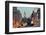 Street View of Trafalgar Square at Night in London-Songquan Deng-Framed Photographic Print