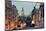 Street View of Trafalgar Square at Night in London-Songquan Deng-Mounted Photographic Print