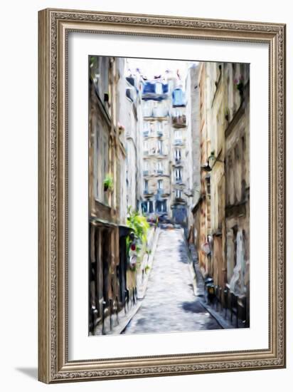 Street Windows - In the Style of Oil Painting-Philippe Hugonnard-Framed Giclee Print