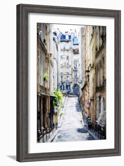 Street Windows - In the Style of Oil Painting-Philippe Hugonnard-Framed Giclee Print