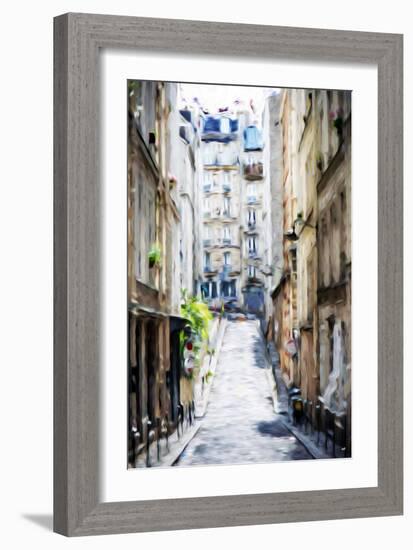 Street Windows - In the Style of Oil Painting-Philippe Hugonnard-Framed Giclee Print