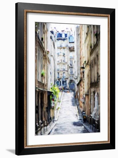 Street Windows - In the Style of Oil Painting-Philippe Hugonnard-Framed Giclee Print