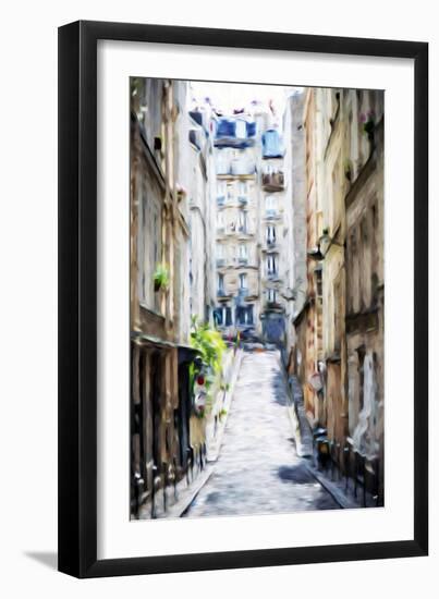 Street Windows - In the Style of Oil Painting-Philippe Hugonnard-Framed Giclee Print