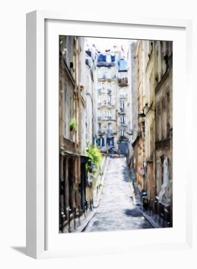 Street Windows - In the Style of Oil Painting-Philippe Hugonnard-Framed Giclee Print