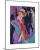 Street with Red Streetwalker-Ernst Ludwig Kirchner-Mounted Premium Giclee Print