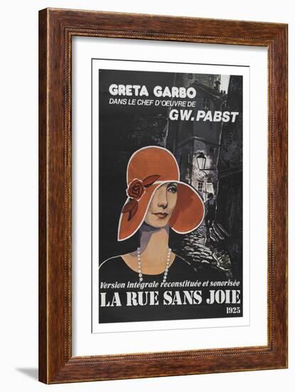 Street Without Joy "La Rue Sans Joie"-null-Framed Art Print