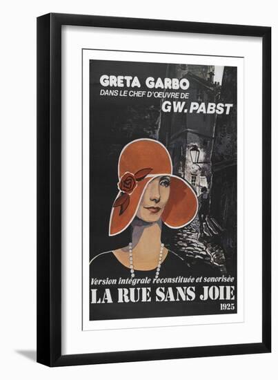 Street Without Joy "La Rue Sans Joie"-null-Framed Art Print