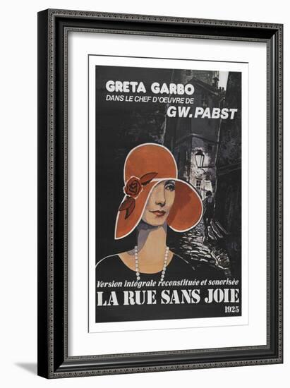 Street Without Joy "La Rue Sans Joie"-null-Framed Art Print